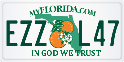 FL license plate EZZL47