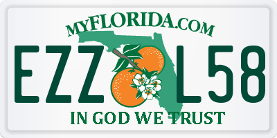 FL license plate EZZL58