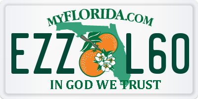 FL license plate EZZL60