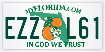 FL license plate EZZL61