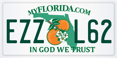 FL license plate EZZL62