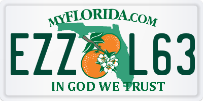 FL license plate EZZL63