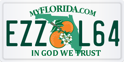 FL license plate EZZL64