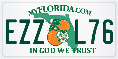 FL license plate EZZL76