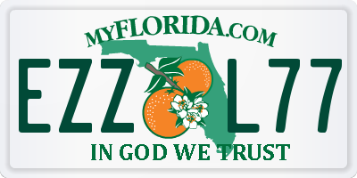 FL license plate EZZL77