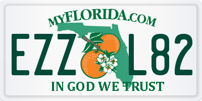 FL license plate EZZL82