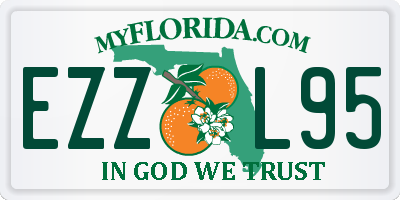 FL license plate EZZL95