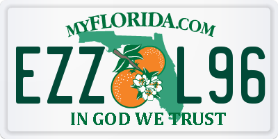 FL license plate EZZL96