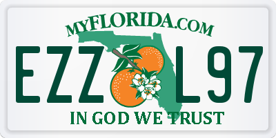 FL license plate EZZL97