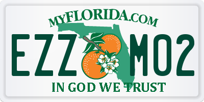 FL license plate EZZM02