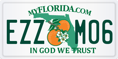 FL license plate EZZM06