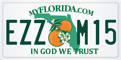 FL license plate EZZM15