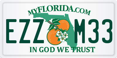 FL license plate EZZM33