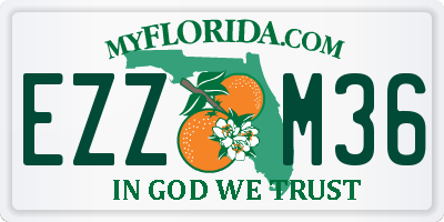 FL license plate EZZM36