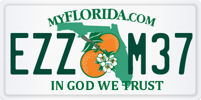 FL license plate EZZM37