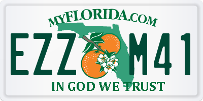 FL license plate EZZM41