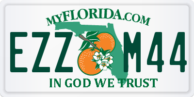 FL license plate EZZM44