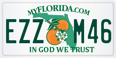 FL license plate EZZM46