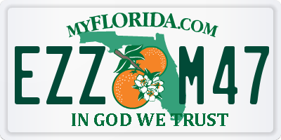 FL license plate EZZM47