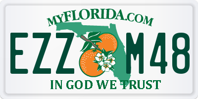 FL license plate EZZM48