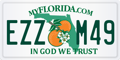 FL license plate EZZM49