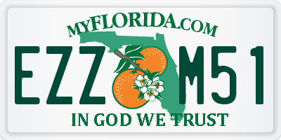 FL license plate EZZM51