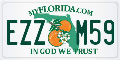 FL license plate EZZM59