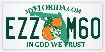 FL license plate EZZM60