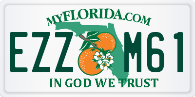 FL license plate EZZM61