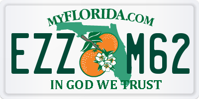 FL license plate EZZM62