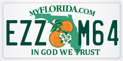 FL license plate EZZM64