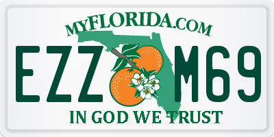 FL license plate EZZM69