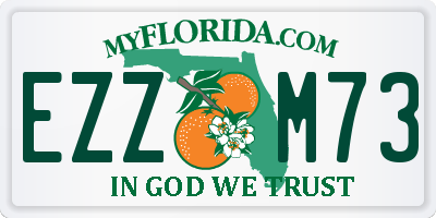 FL license plate EZZM73