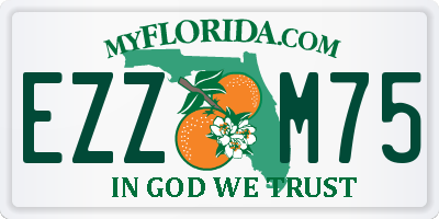 FL license plate EZZM75