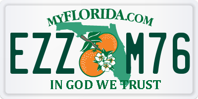 FL license plate EZZM76