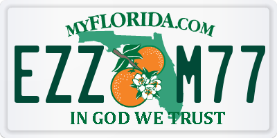 FL license plate EZZM77