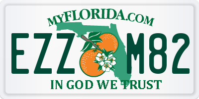 FL license plate EZZM82