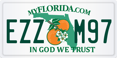 FL license plate EZZM97