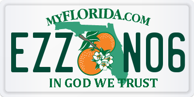 FL license plate EZZN06