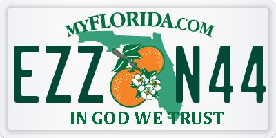 FL license plate EZZN44