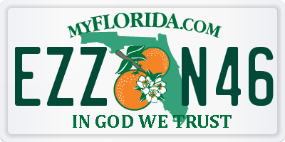 FL license plate EZZN46