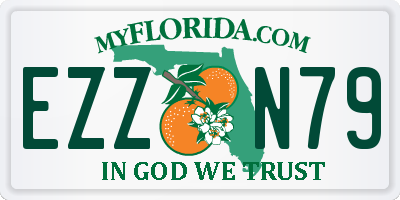 FL license plate EZZN79