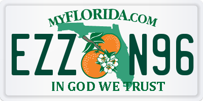 FL license plate EZZN96