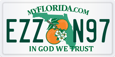 FL license plate EZZN97