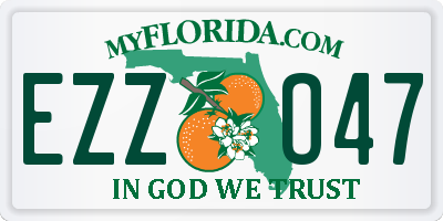 FL license plate EZZO47