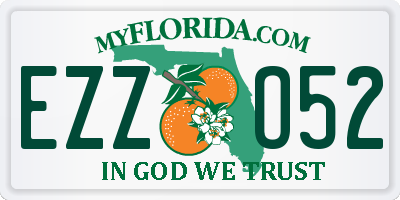 FL license plate EZZO52