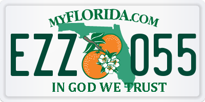 FL license plate EZZO55