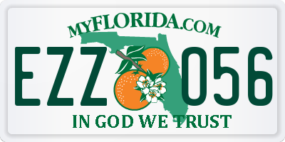 FL license plate EZZO56