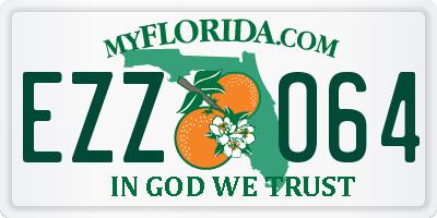 FL license plate EZZO64