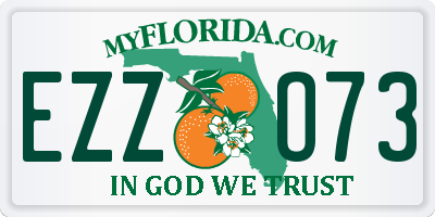 FL license plate EZZO73